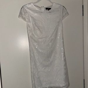 White mini Lace Dress Lulu’s